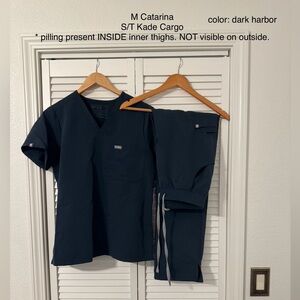 Figs Dark Harbor Scrub Set